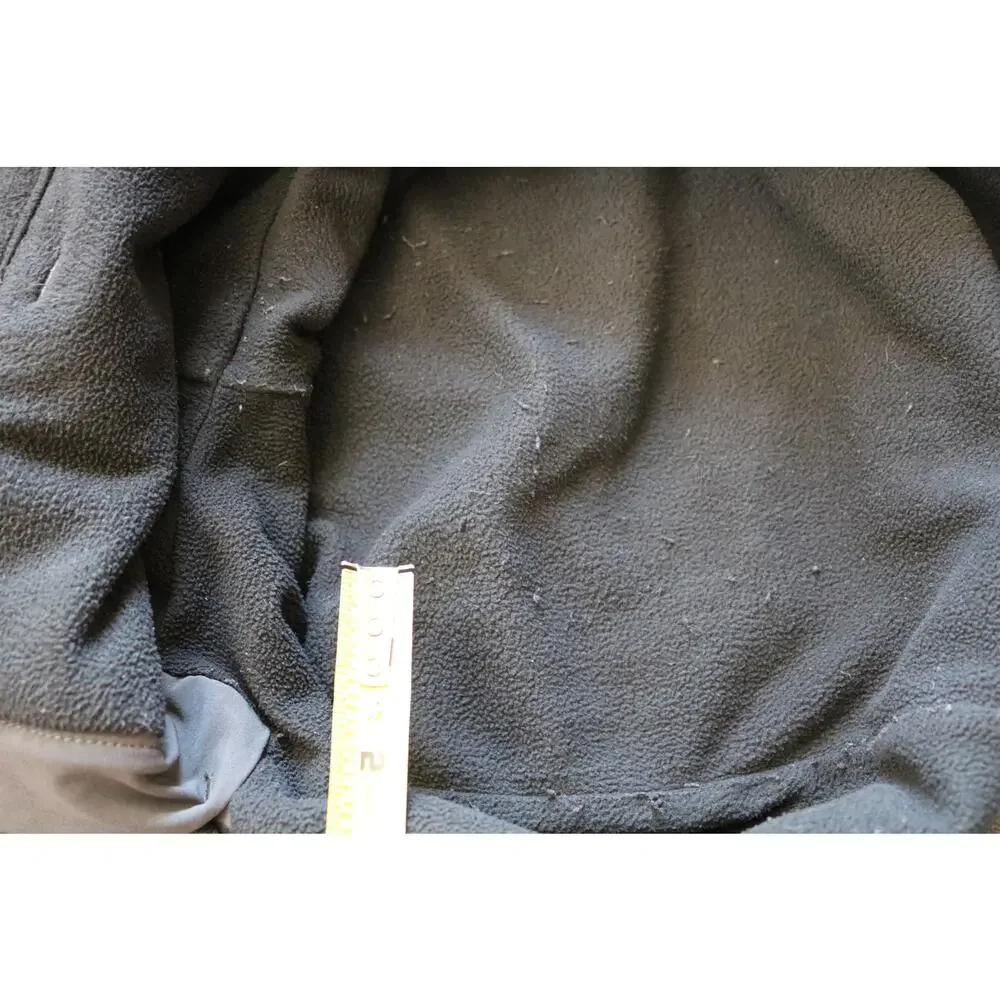 EDDIE BAUER Insulated Pants Womens Petite 12 Gray Faux Fleece Lined Cargo Hiking - Picture 13 of 14